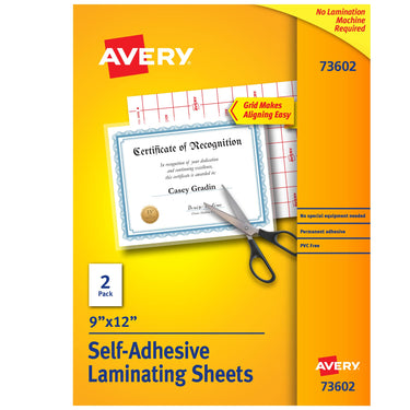 Avery Clear Laminating Sheets, 9